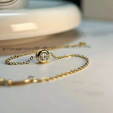 The Solitaire Shine: 0.5ct Bezel Set Lab Grown Diamond Bracelet